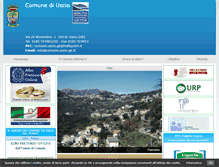 Tablet Screenshot of comune.uscio.ge.it
